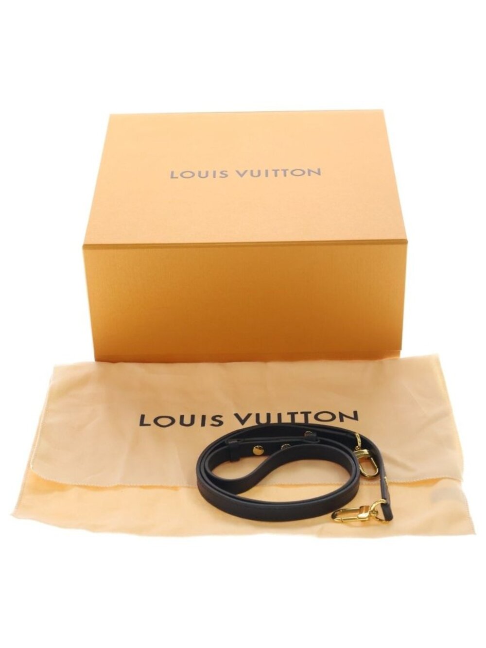 Louis Vuitton Taurillon Monogram Trunk Messenger PM Shoulder Bag Black Leather - Picture 7 of 7